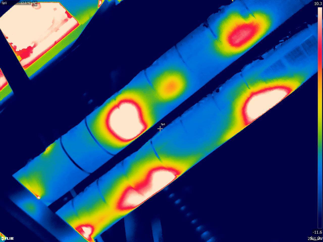 Détection de CUI par Thermographie